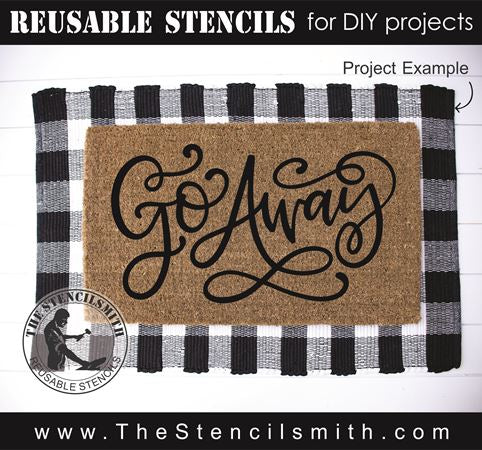 8300 - go away - The Stencilsmith