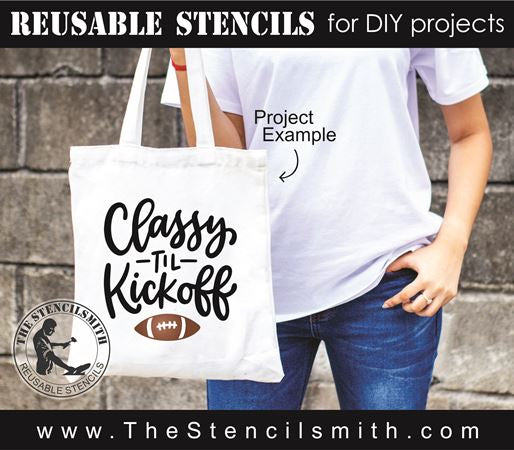 8310 - classy 'til kickoff - The Stencilsmith