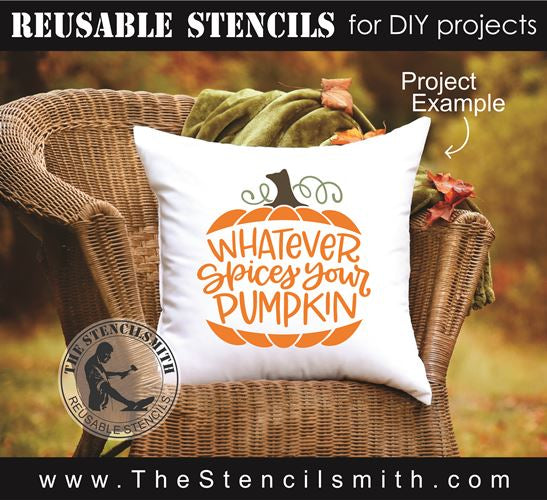 8318 - whatever spices your pumpkin - The Stencilsmith