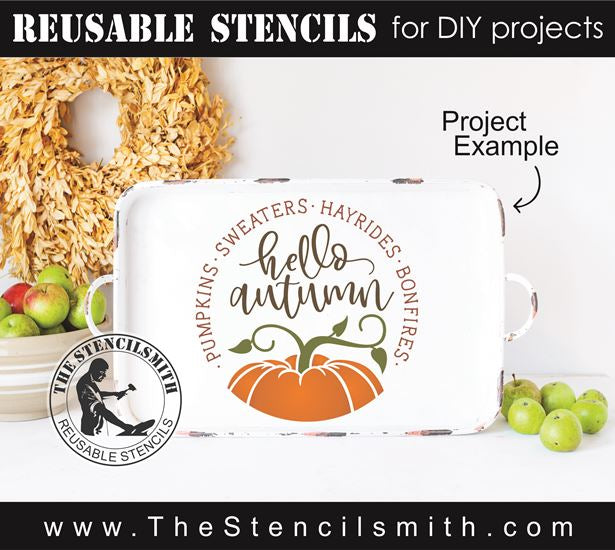 8321 - hello autumn - The Stencilsmith