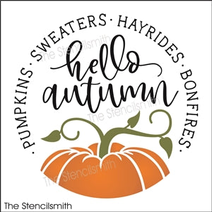 8321 - hello autumn - The Stencilsmith