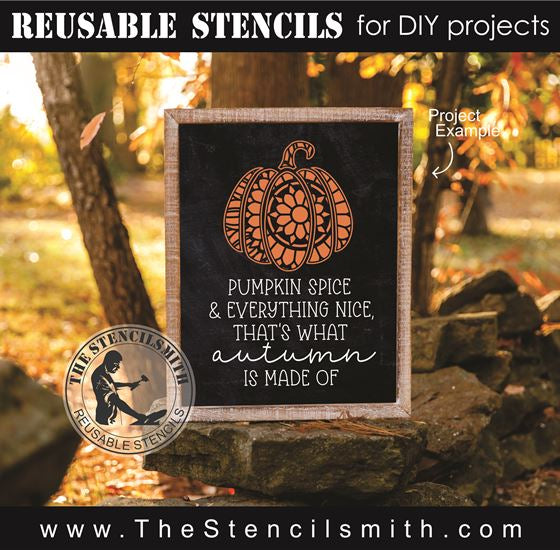 8331 - pumpkin spice & everything nice - The Stencilsmith