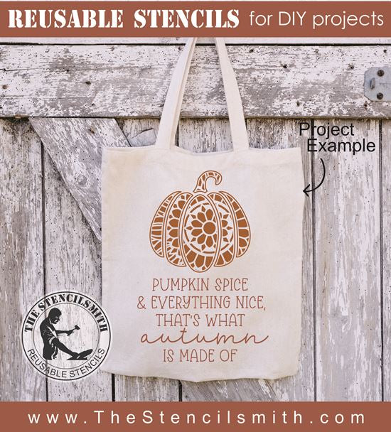 8331 - pumpkin spice & everything nice - The Stencilsmith