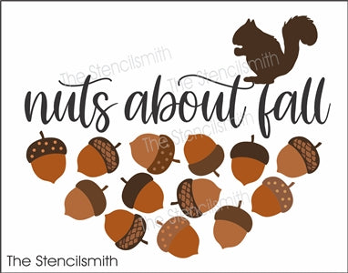 8335 - nuts about fall - The Stencilsmith