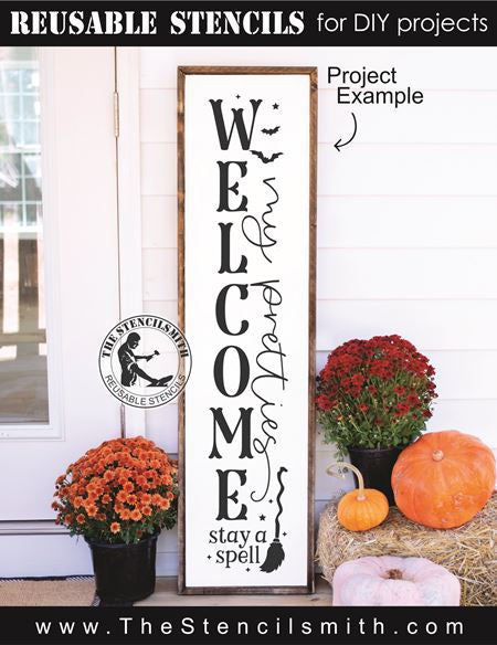 8340 - welcome my pretties - The Stencilsmith