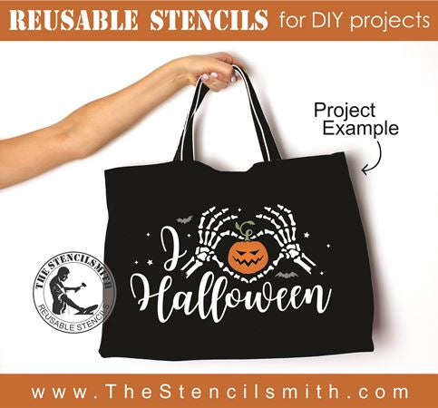 8341 - I (heart) Halloween - The Stencilsmith