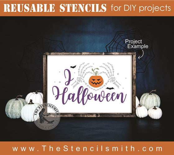 8341 - I (heart) Halloween - The Stencilsmith