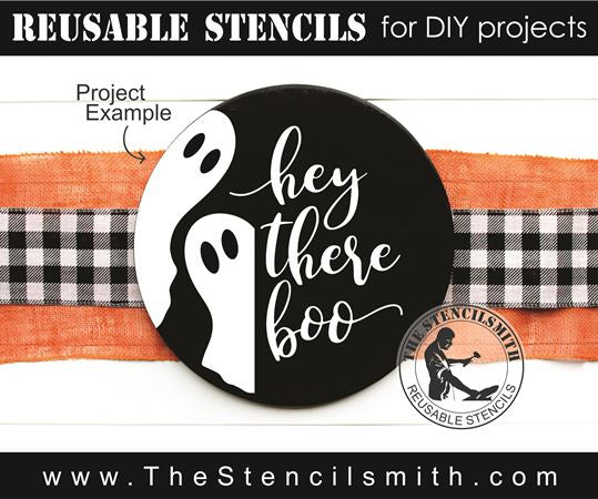 8357 - hey there boo - The Stencilsmith