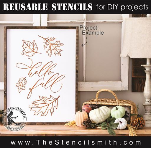 8359 - hello fall - The Stencilsmith