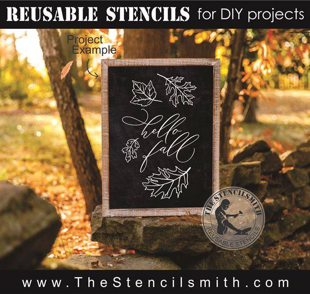 8359 - hello fall - The Stencilsmith