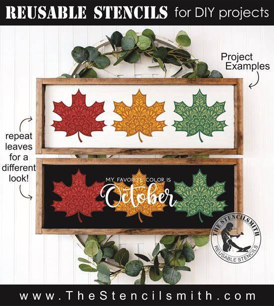 8362 - my favorite color is fall - The Stencilsmith