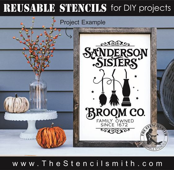 8363 - Sanderson Sisters Broom Co - The Stencilsmith