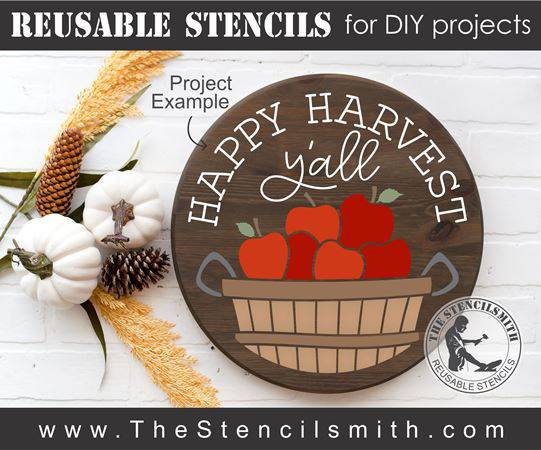 8367 - Happy Harvest Y'all - The Stencilsmith