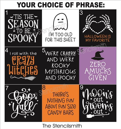 8370 - Halloween minis - The Stencilsmith