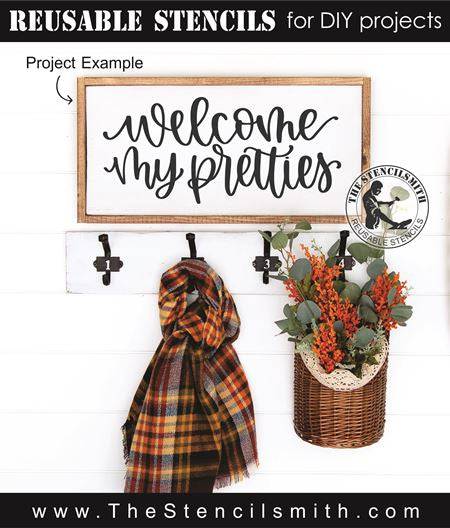 8375 - welcome my pretties - The Stencilsmith