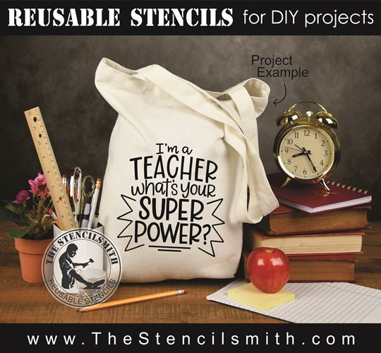 I teach whats your superpower Royalty Free Vector Image