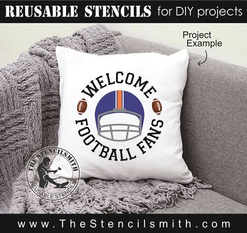 8393 - welcome football fans - The Stencilsmith