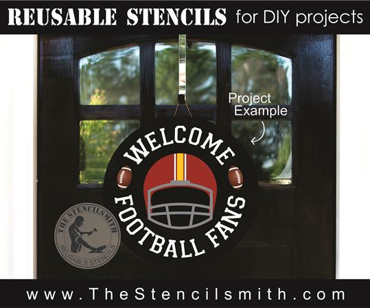 8393 - welcome football fans - The Stencilsmith