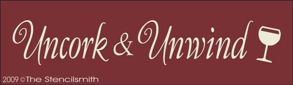 839 - Uncork & Unwind - The Stencilsmith