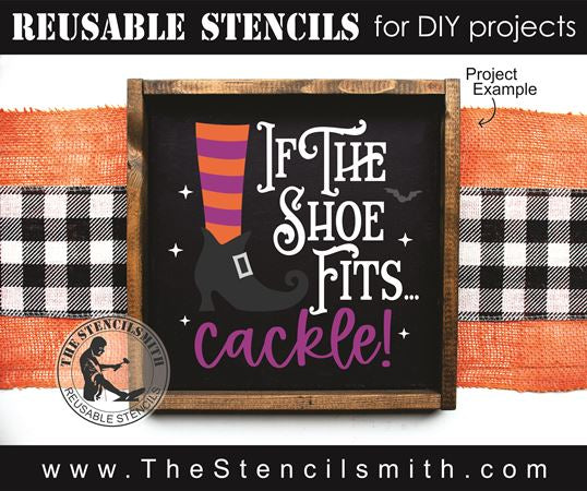 8400 - if the shoe fits... cackle! - The Stencilsmith
