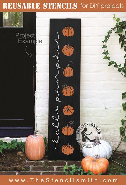 8412 - hello pumpkin - The Stencilsmith
