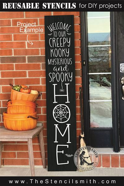 8413 - welcome to our creepy kooky - The Stencilsmith