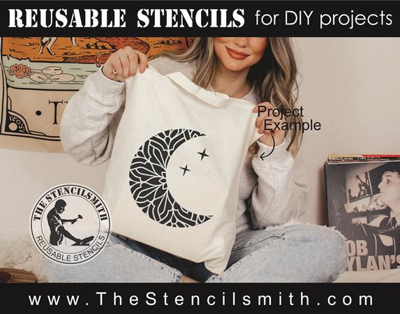 8422 - mandala moon - The Stencilsmith