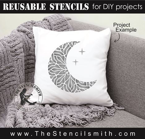 8422 - mandala moon - The Stencilsmith
