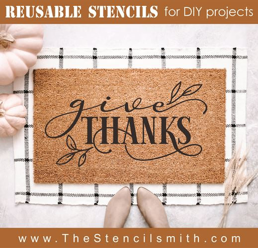 8442 - give thanks - The Stencilsmith