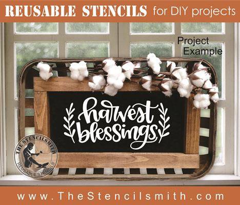 8447 - harvest blessings - The Stencilsmith