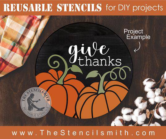 8448 - give thanks - The Stencilsmith