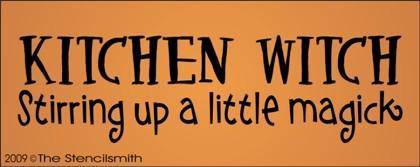 844 - KITCHEN WITCH - The Stencilsmith