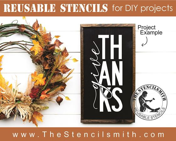 8452 - give thanks - The Stencilsmith