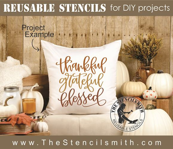 8455 - thankful grateful - The Stencilsmith