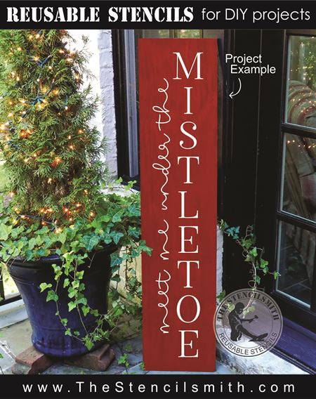 8459 - meet me under the mistletoe - The Stencilsmith