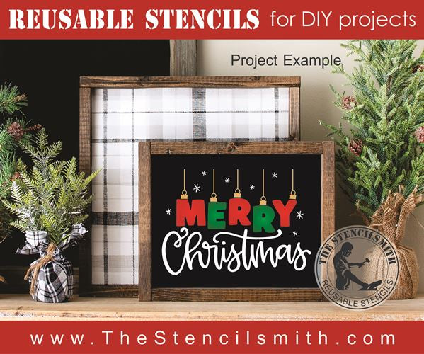8466 - merry christmas - The Stencilsmith