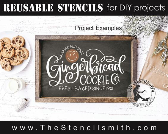 8475 - Gingerbread Cookie Co. - The Stencilsmith