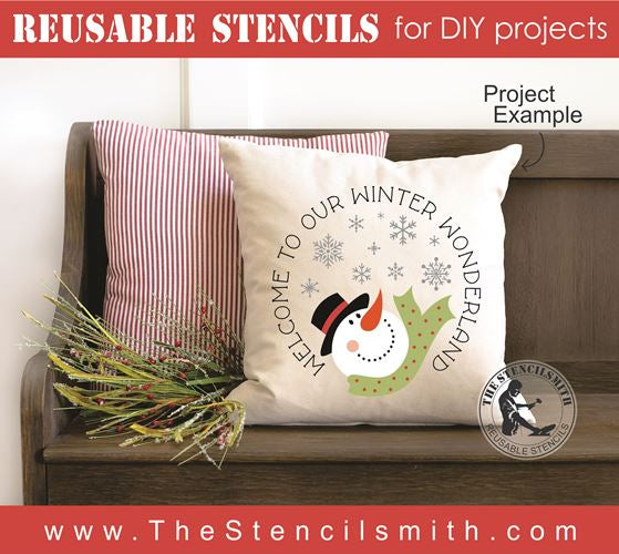 8479 - welcome to our winter wonderland - The Stencilsmith