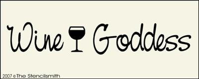 Wine Goddess - The Stencilsmith