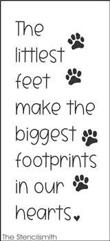 8481 - the littlest feet - The Stencilsmith