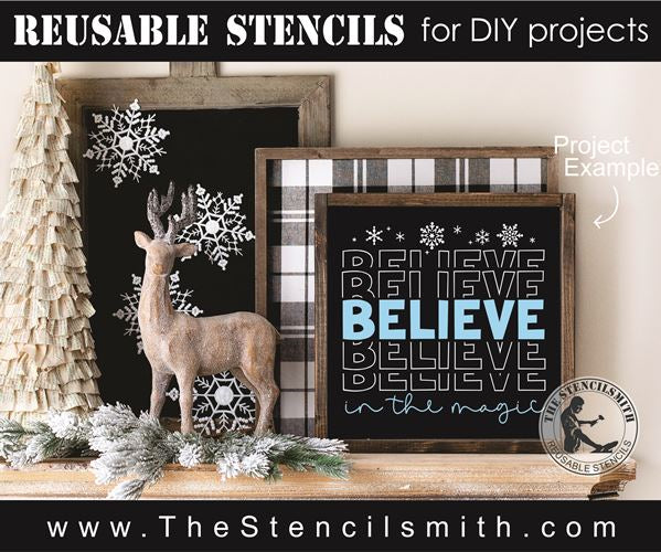 8484 - BELIEVE - The Stencilsmith