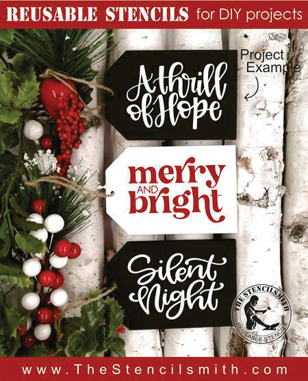 8487 - Christmas minis - The Stencilsmith