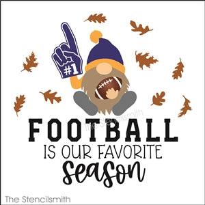 8494 - FOOTBALL is our favorite season - The Stencilsmith