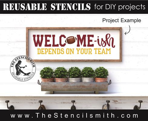 8496 - welcome-ish depends on your team - The Stencilsmith