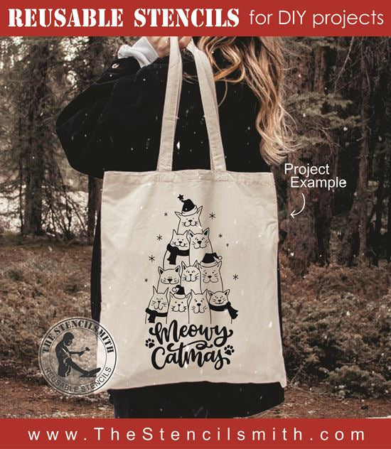 8504 - meowy catmas - The Stencilsmith