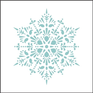 8505 - mandala snowflake - The Stencilsmith