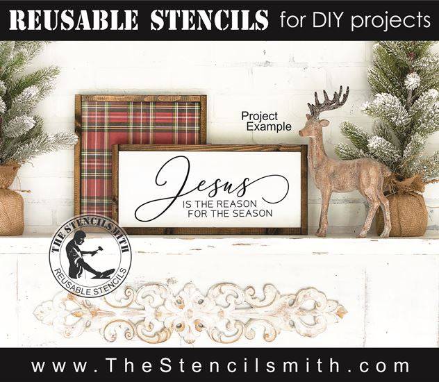 8508 - Jesus is the reason for the season - The Stencilsmith