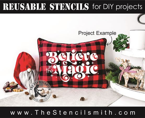 8514 - believe in the magic - The Stencilsmith