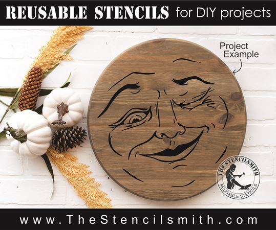 8520 - man in the moon - The Stencilsmith
