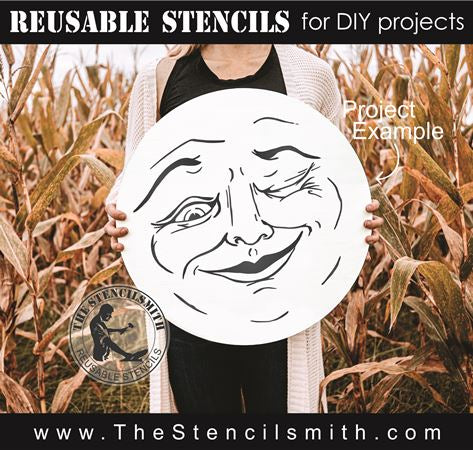 8520 - man in the moon - The Stencilsmith